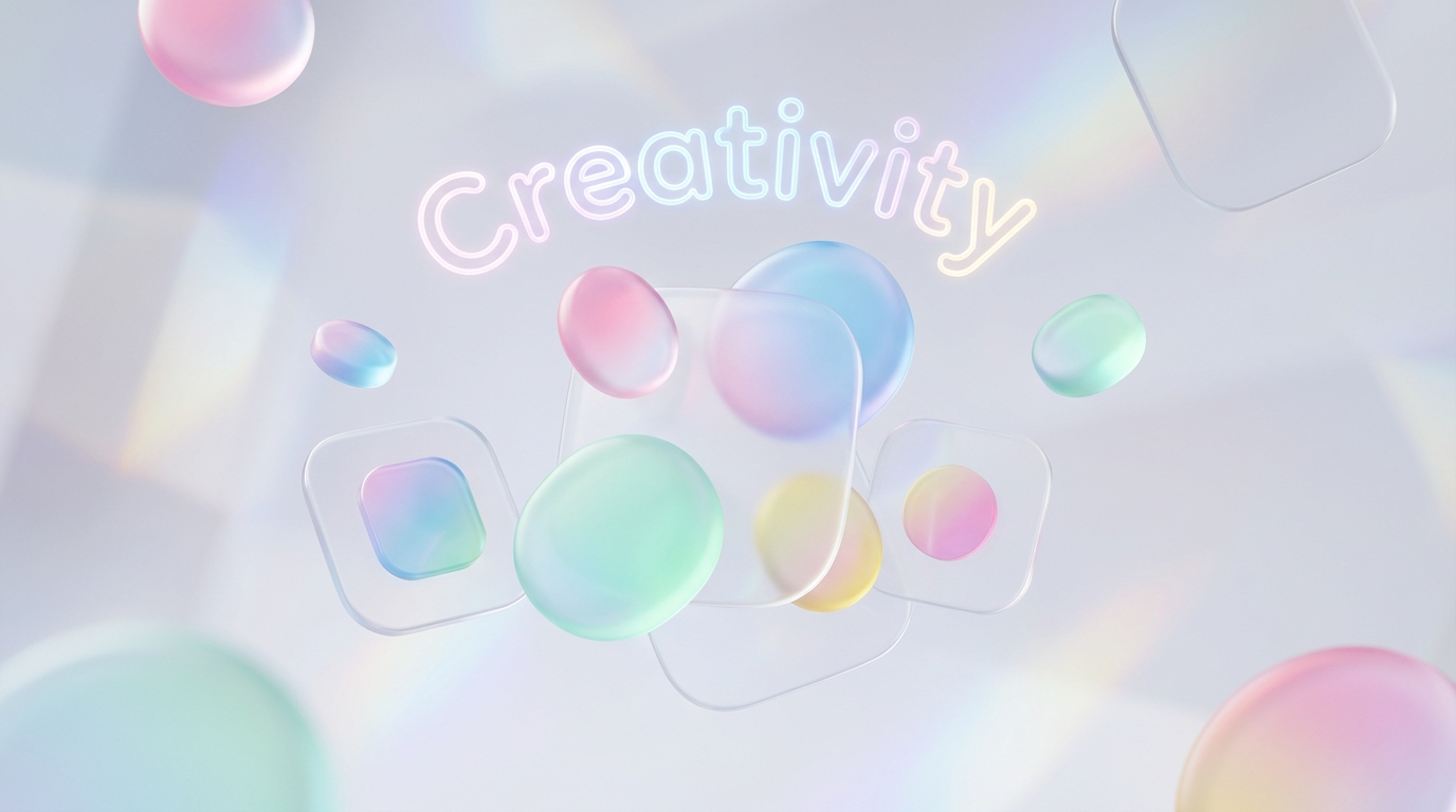 Creative Apple-inspired Hero Image